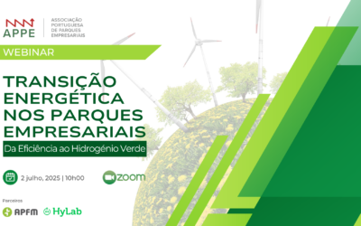 Webinar APPE debateu Eficiência Energética e Hidrogénio Verde nos Parques Empresariais